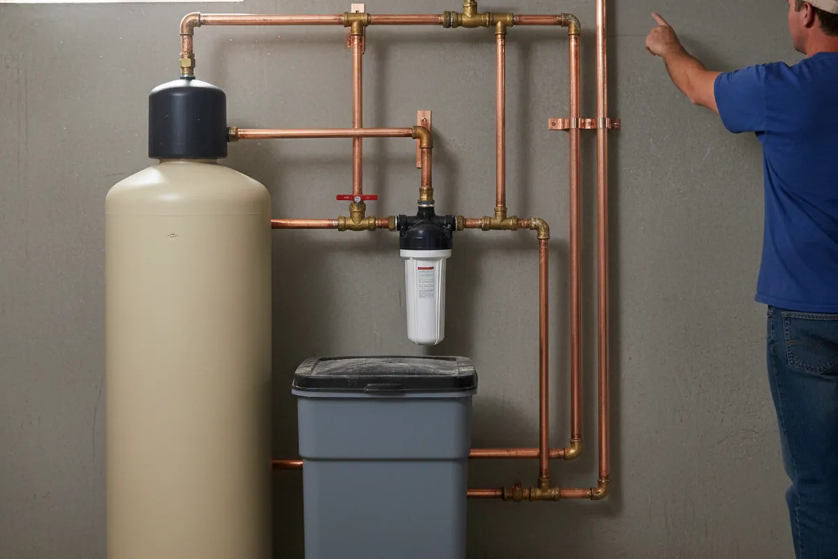Whole-house water treatment system installed in Scammon